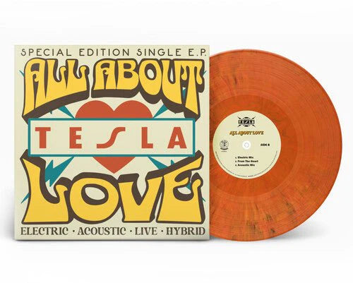 TESLA - ALL ABOUT LOVE - ORANGE Vinyl LP