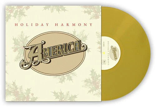 AMERICA - HOLIDAY HARMONY - GOLD Vinyl LP