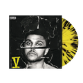 THE WEEKND - BEAUTY BEHIND THE MADNESS - YELLOW & BLACK SPLATTER COLOR - 2-LP - VINYL LP