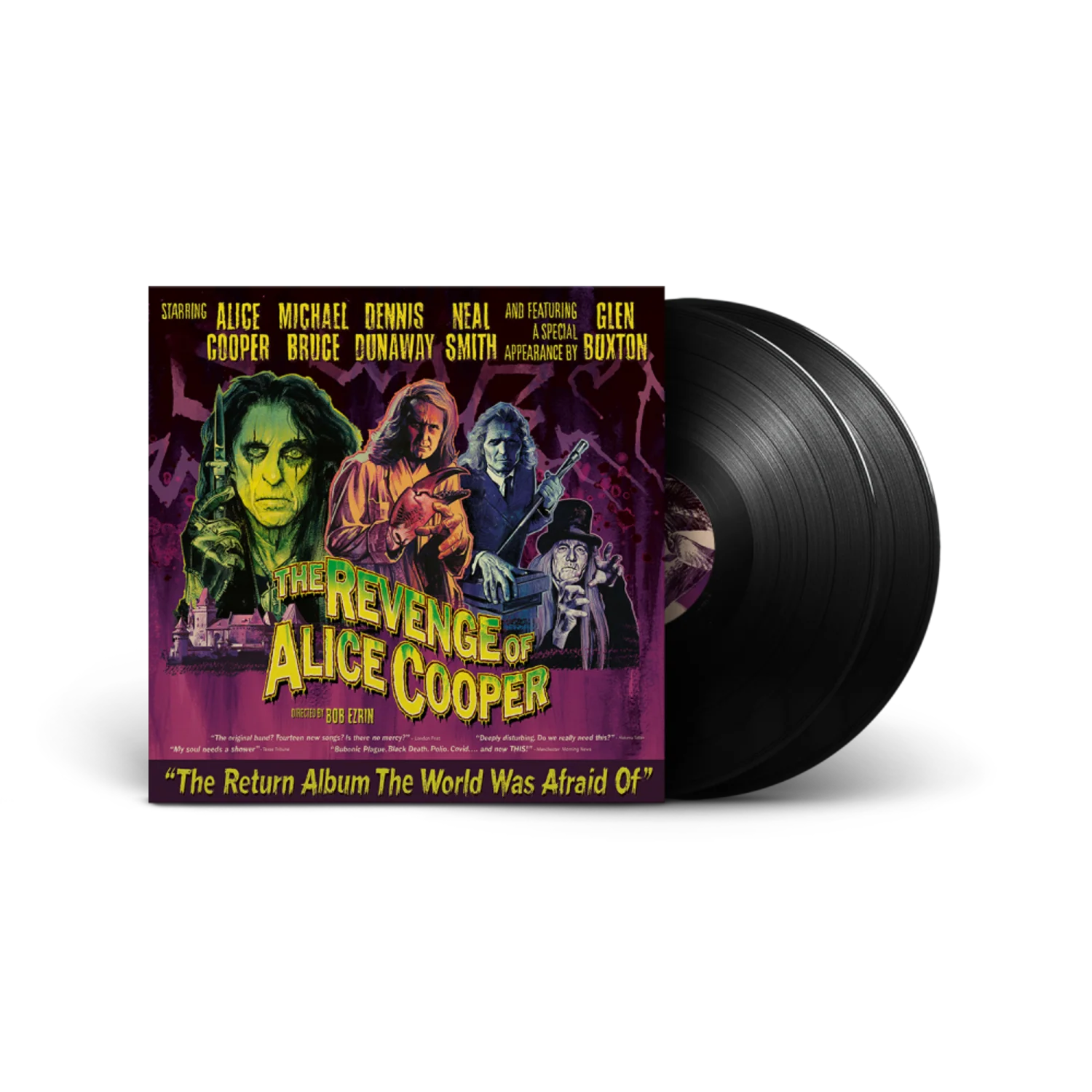 ALICE COOPER - THE REVENGE OF ALICE COOPER - BLACK COLOR - 2-LP - VINYL LP