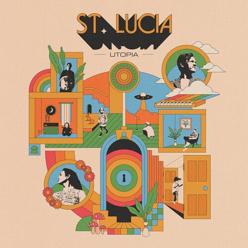 ST. LUCIA - UTOPIA - EASTER YELLOW & BABY BLUE Vinyl LP
