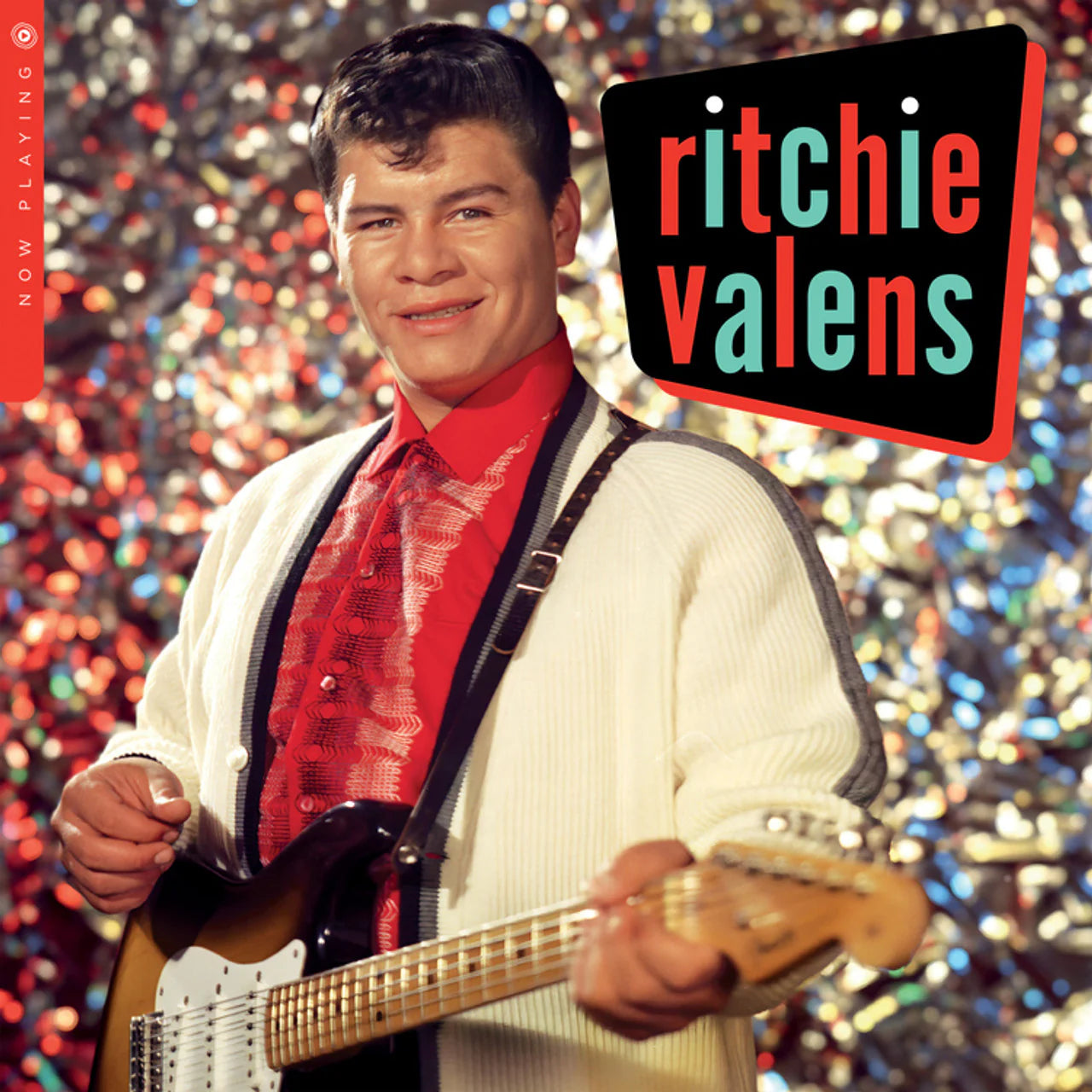 RITCHIE VALENS - NOW PLAYING - RED COLOR - VINYL LP