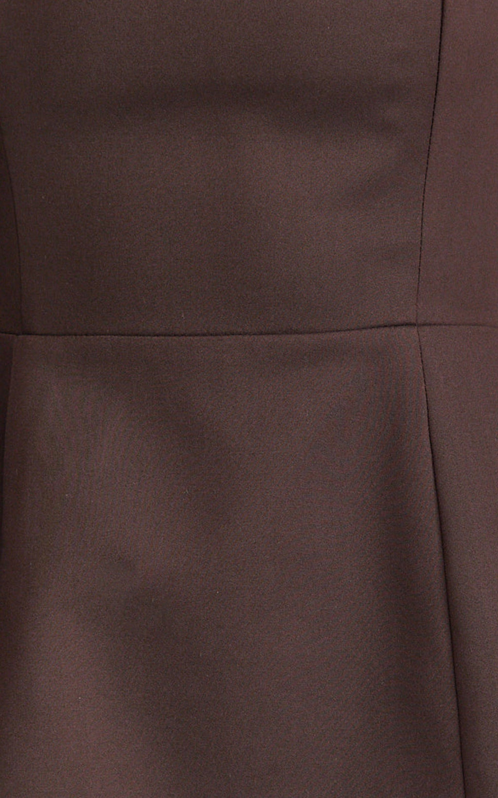 Dante Mini Dress - Halter Neck Tie Tulip Skirt Dress in Chocolate