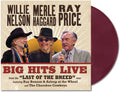 NELSON,WILLIE / HAGGARD,MERLE / PRICE,RAY - BIG HITS LIVE FROM THE LAST OF THE BREED TOUR Vinyl LP