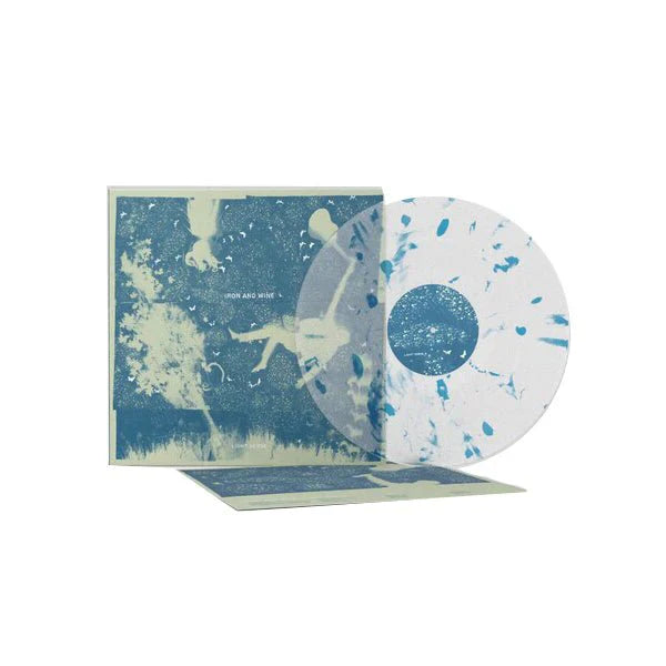 IRON AND WINE - LIGHT VERSE - CLEAR WITH BLUE SWIRL COLOR - VINYL LP