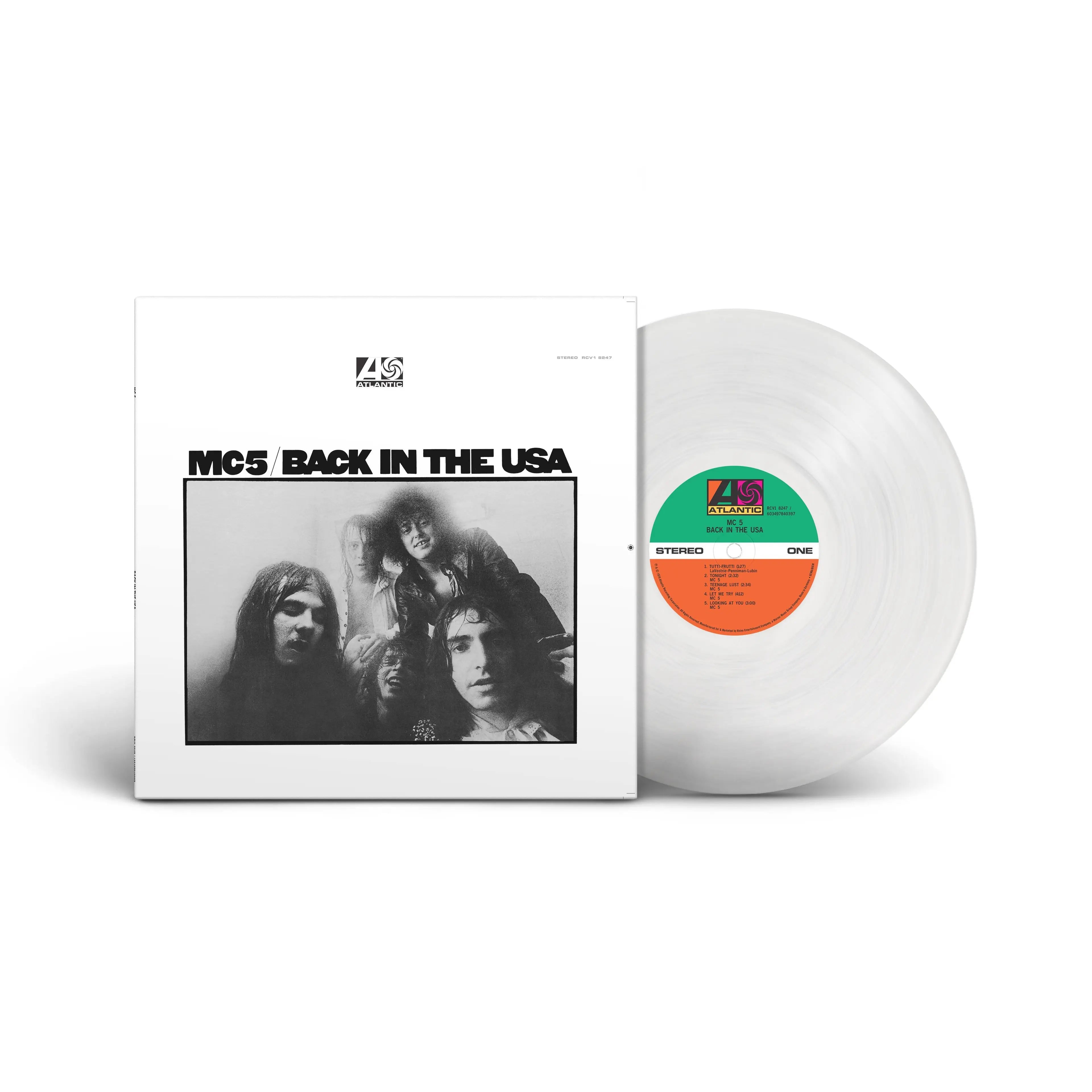 MC5 - BACK IN THE USA - CLEAR COLOR - VINYL LP