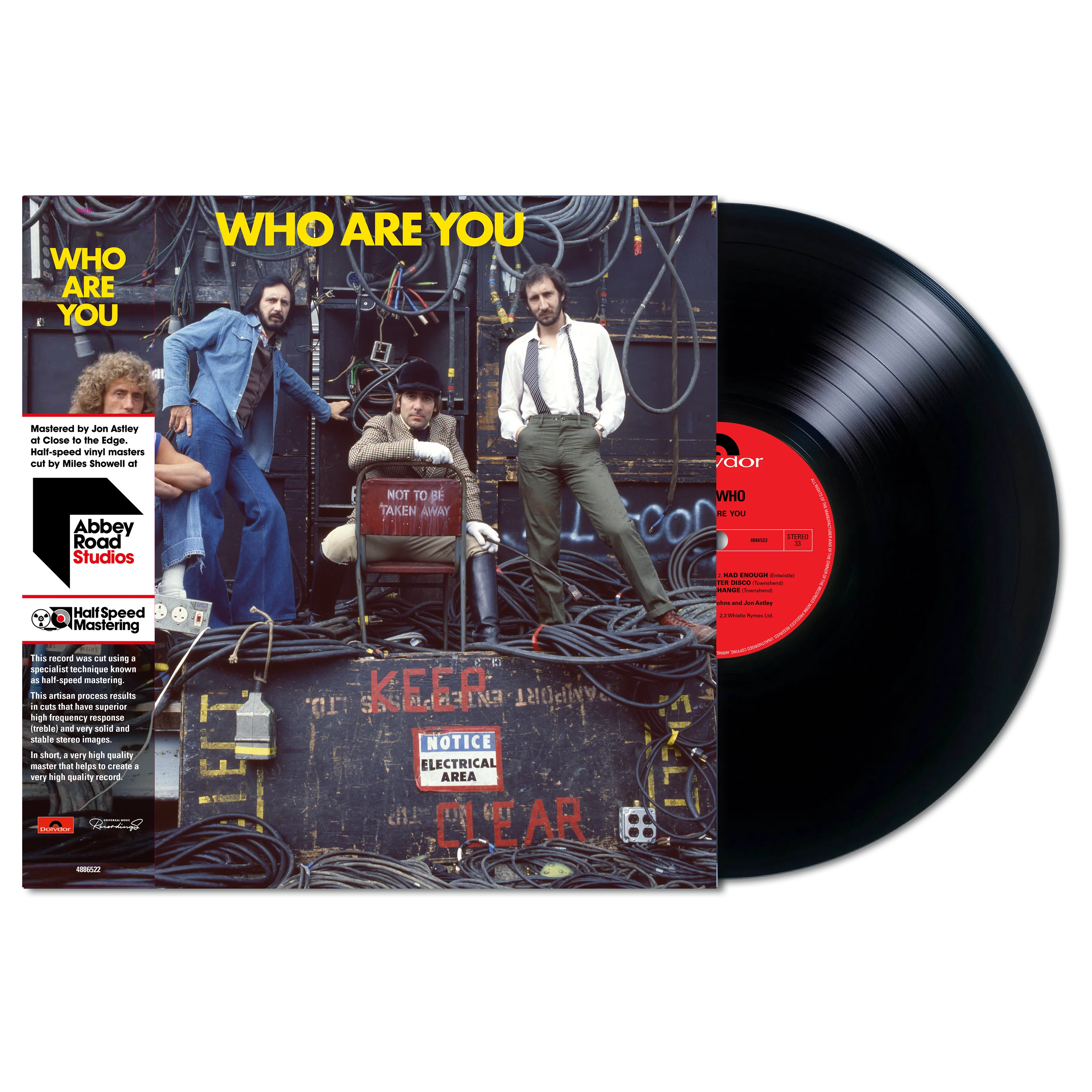THE WHO - WHO ARE YOU - LIMITED EDITION - HALF-SPEED MASTERING - VINYL LP