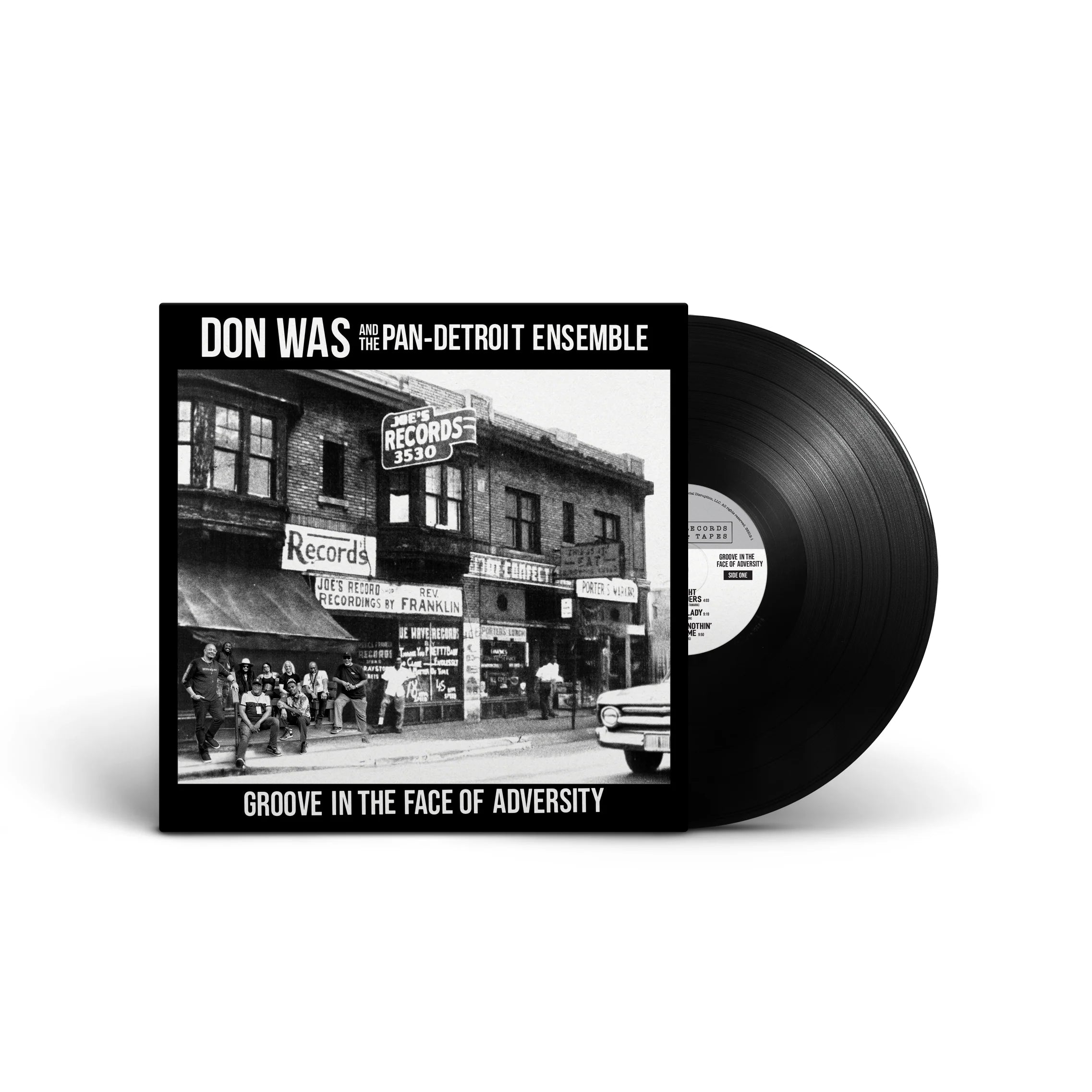 DON WAS AND THE PAN-DETROIT ENSEMBLE - GROOVE IN THE FACE OF ADVERSITY - VINYL LP
