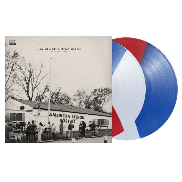 Billy Strings & Bryan Sutton - Live at the Legion at the Legion tri-color (red, white, blue) Vinyl LP