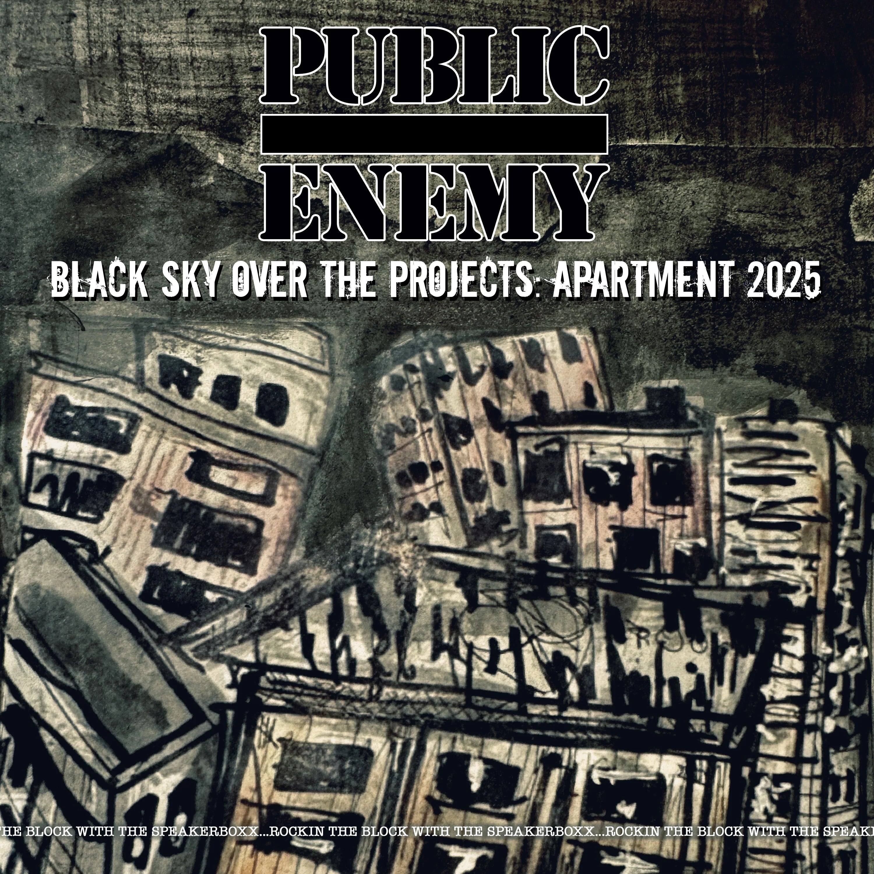 PUBLIC ENEMY - BLACK SKY OVER THE PROJECTS: APARTMENT 2025 - VINYL LP