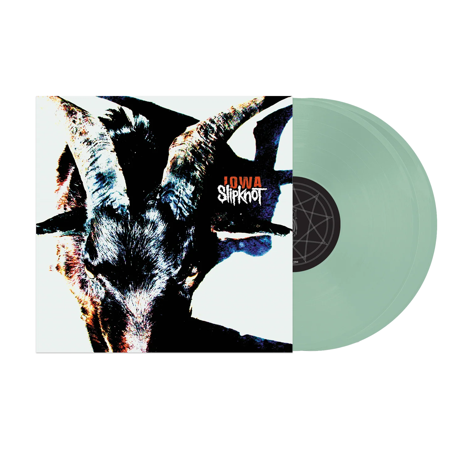 SLIPKNOT - IOWA - COKE BOTTLE GREEN COLOR - VINYL LP