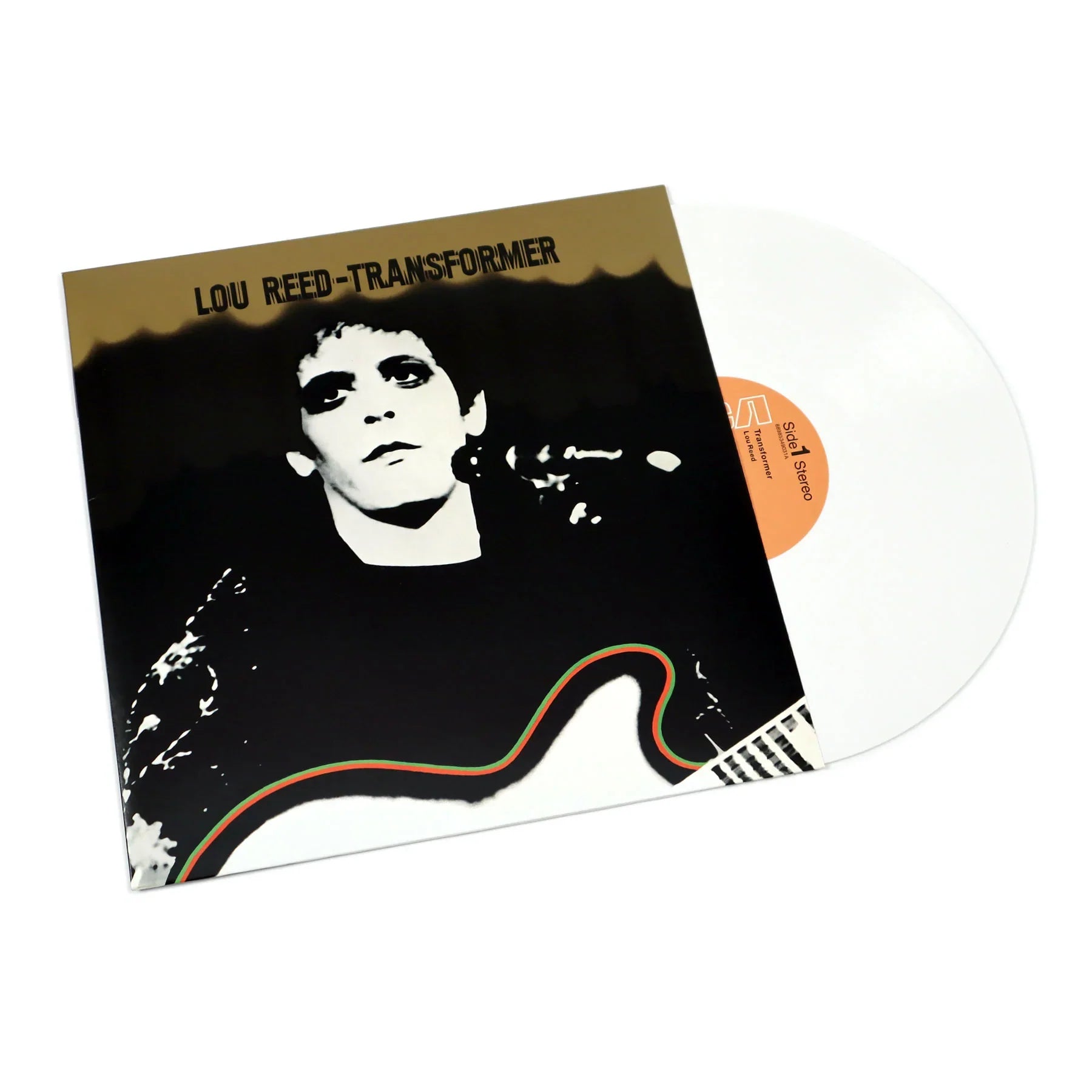 LOU REED - TRANSFORMER 50TH ANNIVERSARY WHITE VINYL LP
