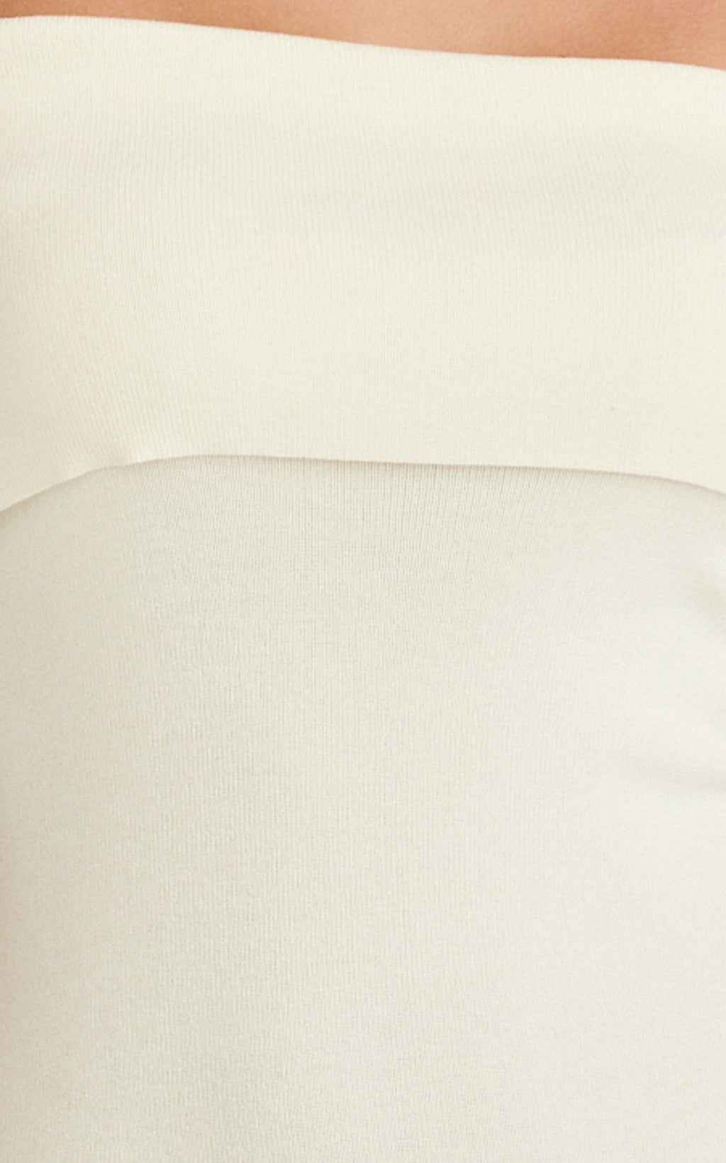 Paige Maxi Dress - Off The Shoulder Pleated Skirt Dress in White