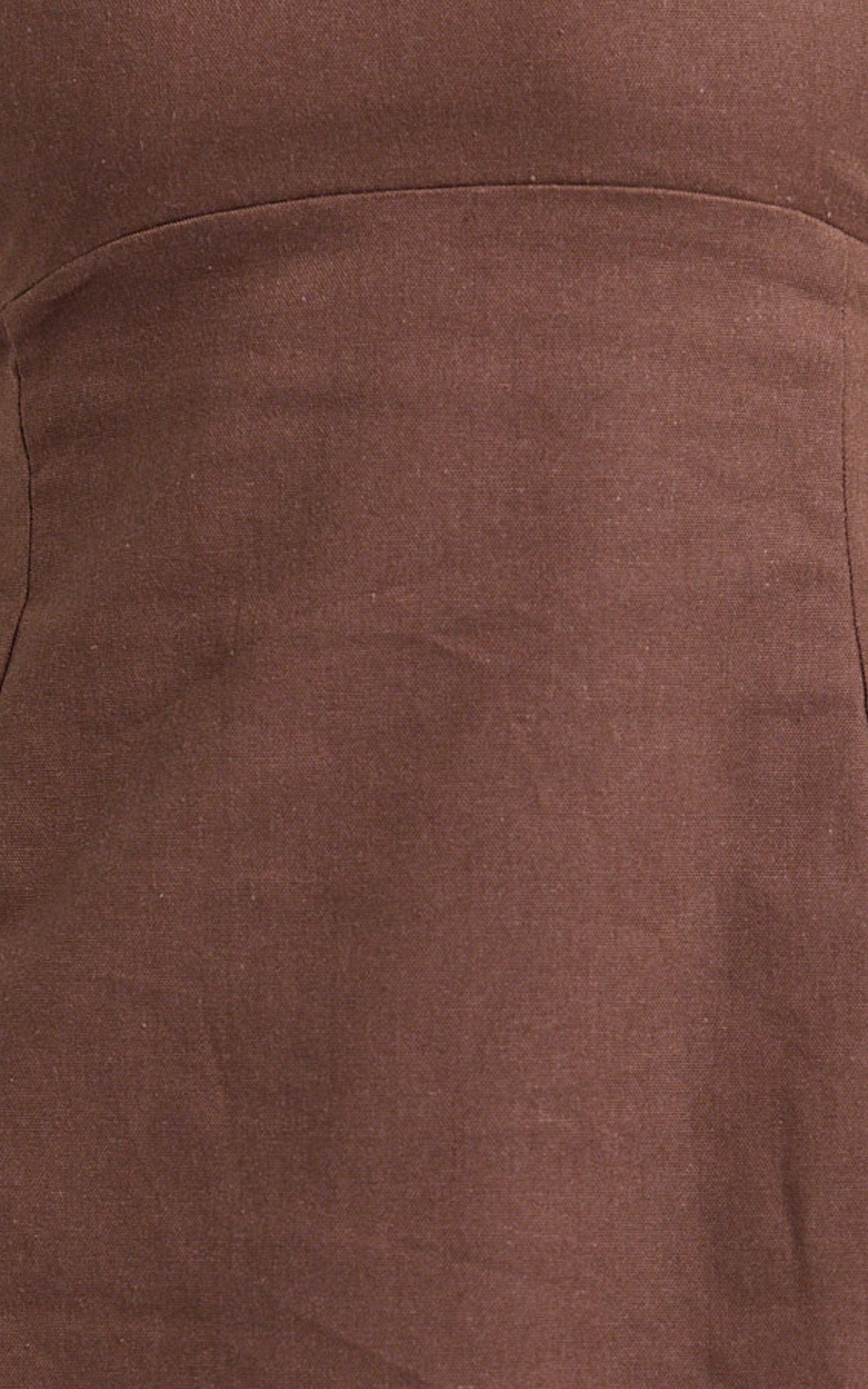 Sienna Mini Dress - Square Neck A Line Dress in Chocolate