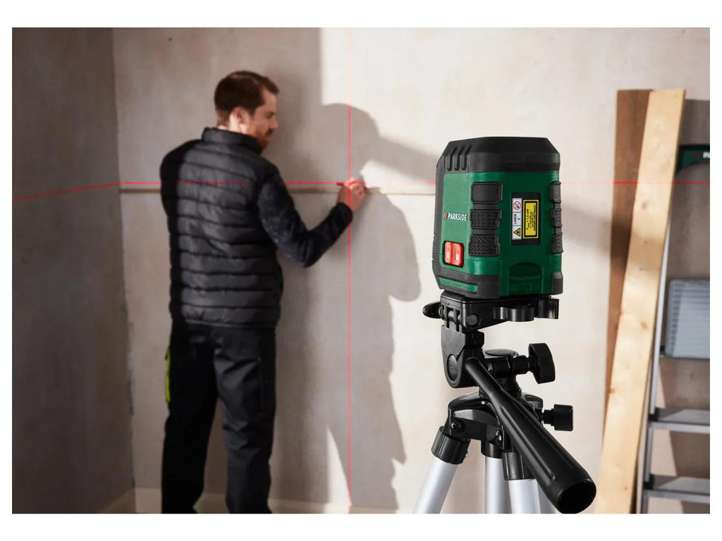 PARKSIDE Niveau laser en croix avec trpied PKLL 10 B4, rouge, 10 m