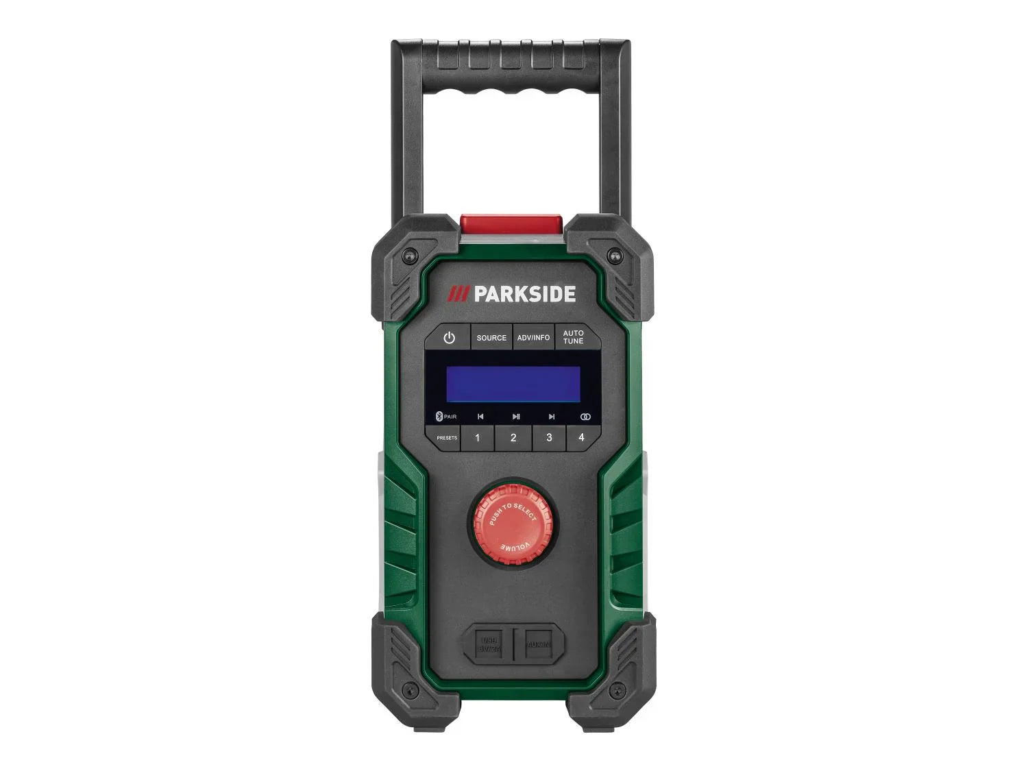 PARKSIDE Radio de chantier sans fil PBR 10 A1, 20V / 12V