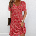 Robe Décontractée Fleurie Femme - Légère, Ample, Idéale pour l'Été