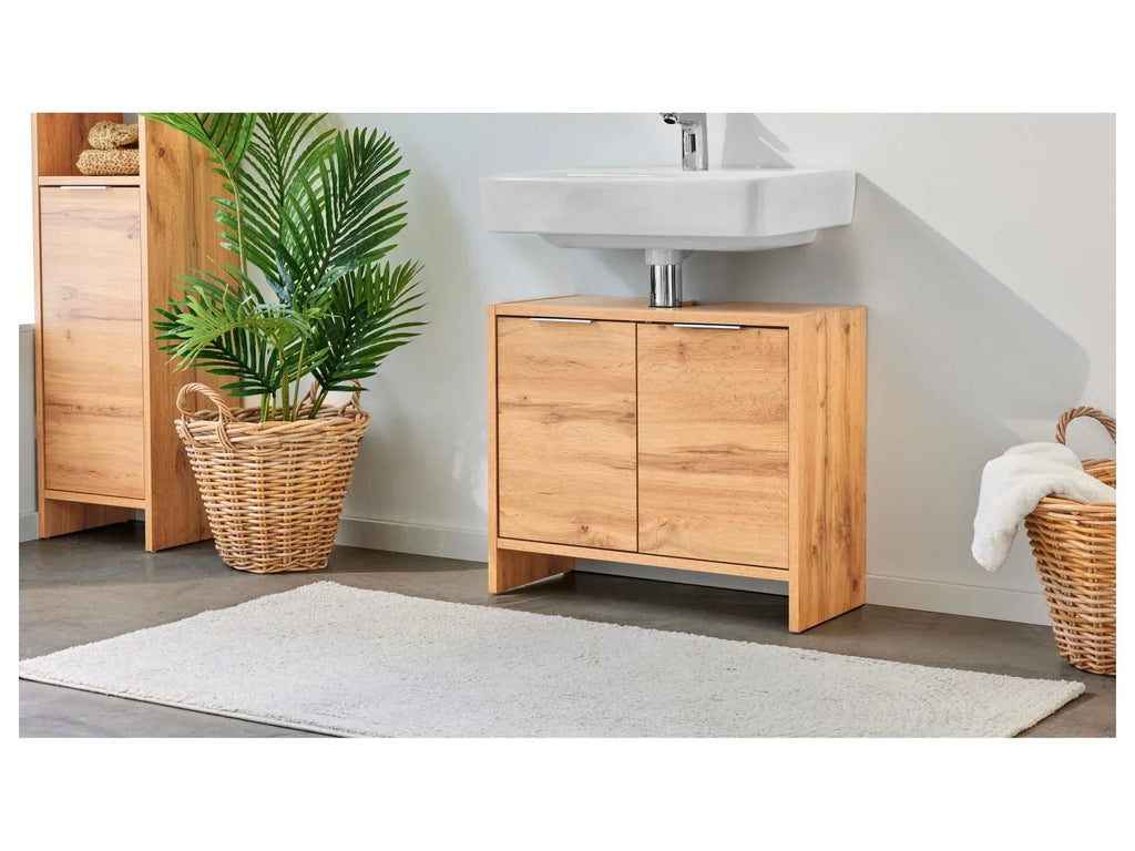 LIVARNO home Meuble sous vasque Verona, 64,1 x 54,8 x 27,7 cm, imitation chne