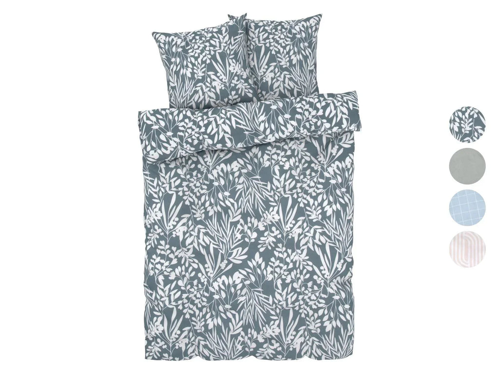 LIVARNO home Parure de lit double face en percale, 240 x 220 cm