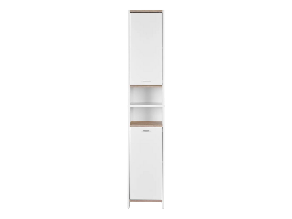 LIVARNO home Colonne de salle de bains, 34,2 x 186,2 x 28 cm, blanche/imitation chne