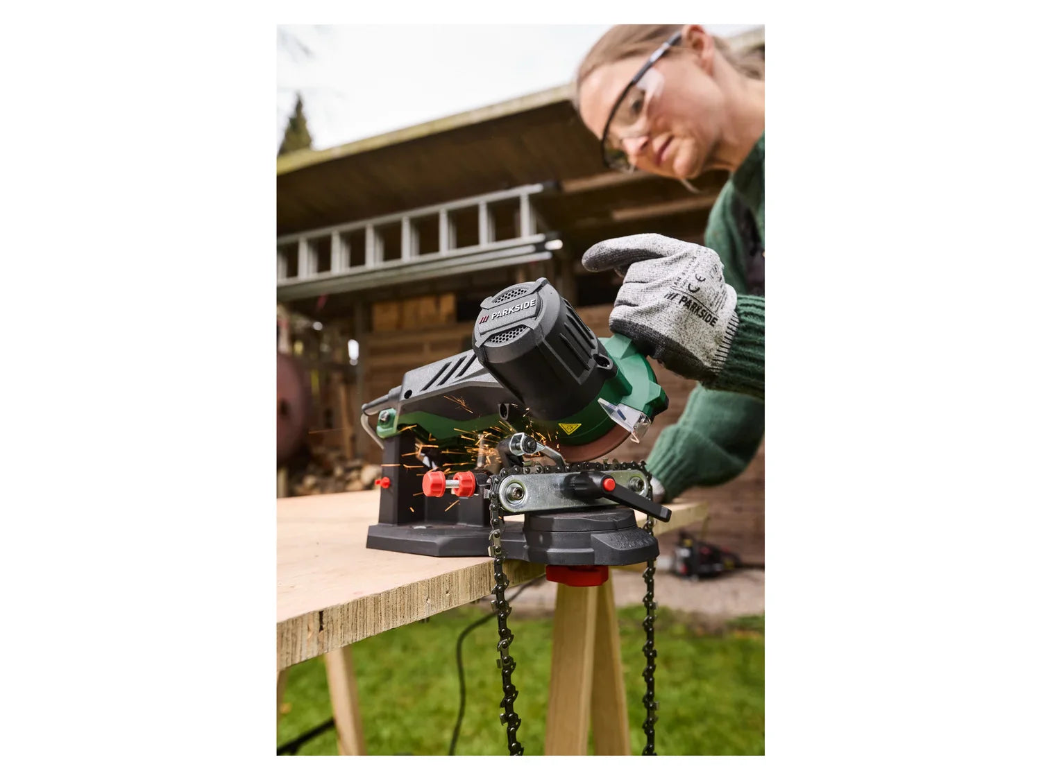 PARKSIDE Affteuse de chane PSG 85 C2, 85 W