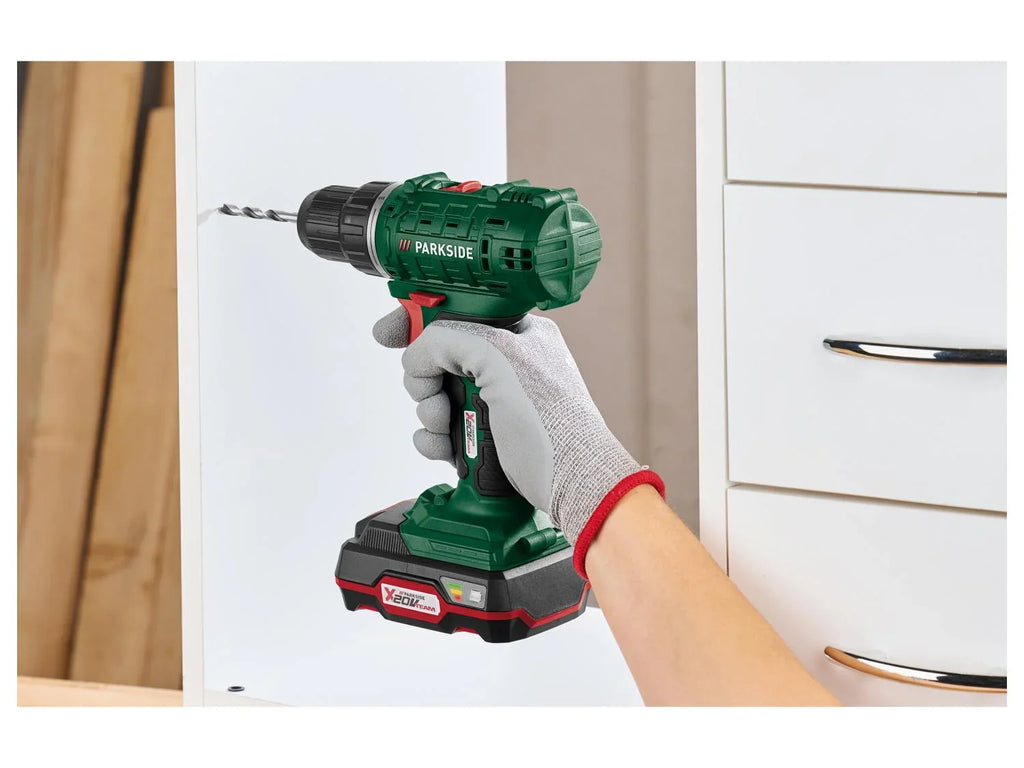 PARKSIDE Set perceuse-visseuse sans fil + batterie + chargeur, 20 V