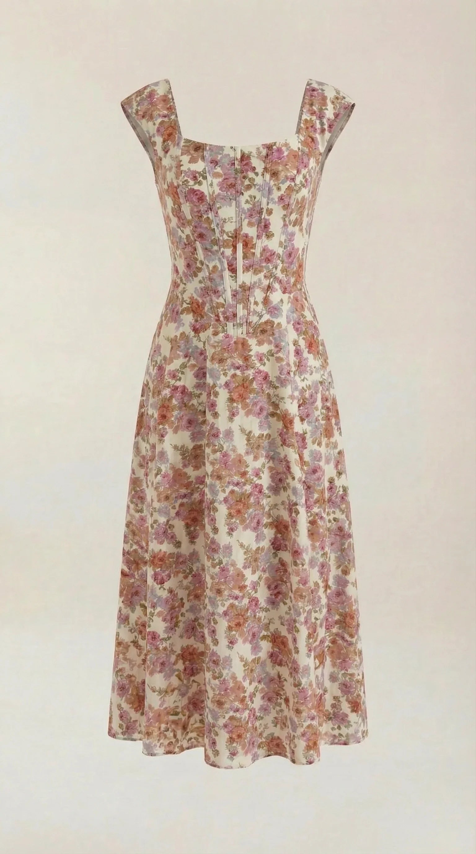 Robe corset midi femme tenue invité mariage