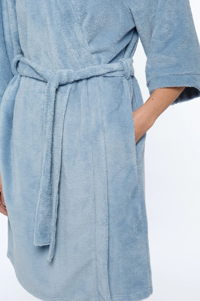 Peignoir court en bambou