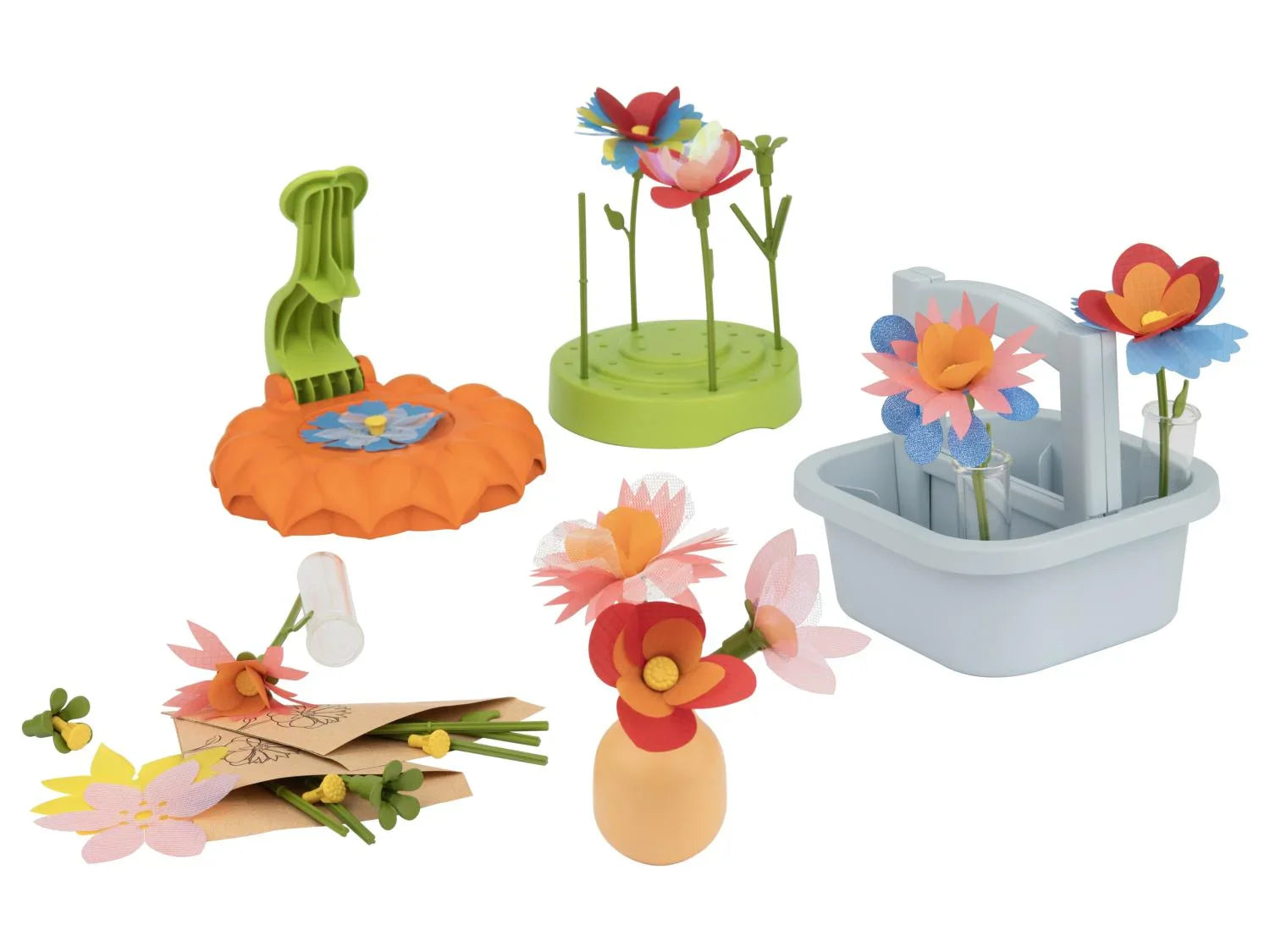 Playtive Set cratif fleurs  piquer