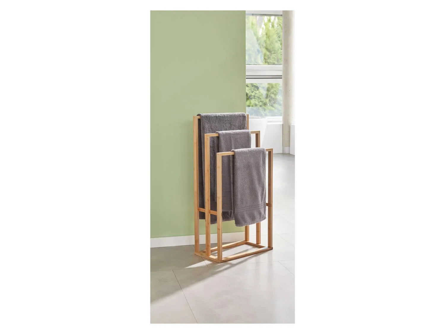 LIVARNO home Rangements en bambou pour salle de bains