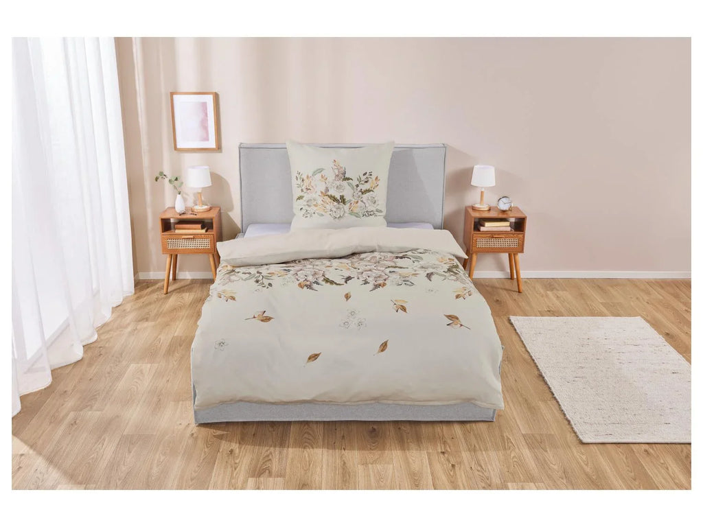 LIVARNO home Parure de lit en satin, 140 x 200 cm