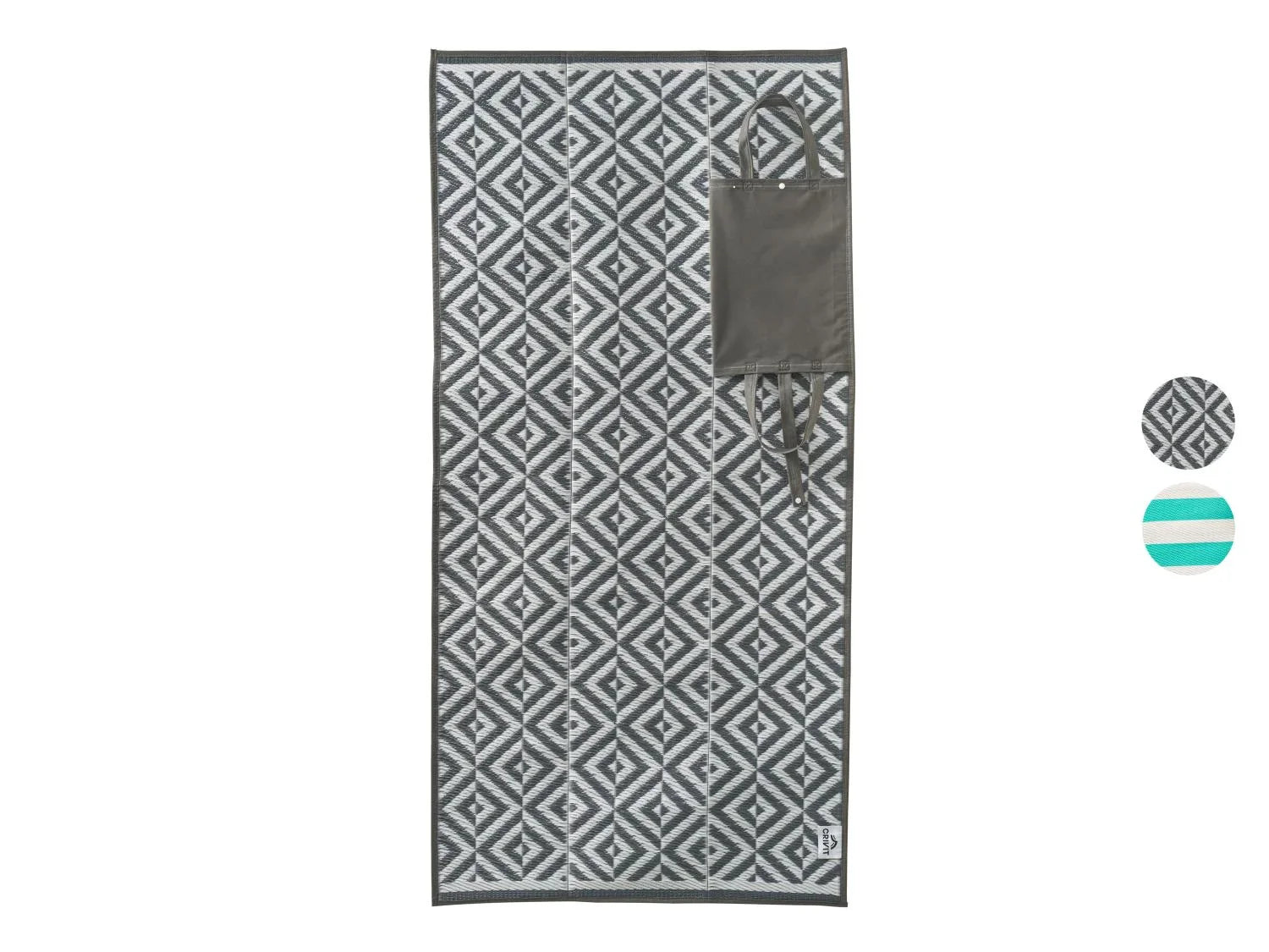 CRIVIT Tapis de plage pliable, 90 x 180cm