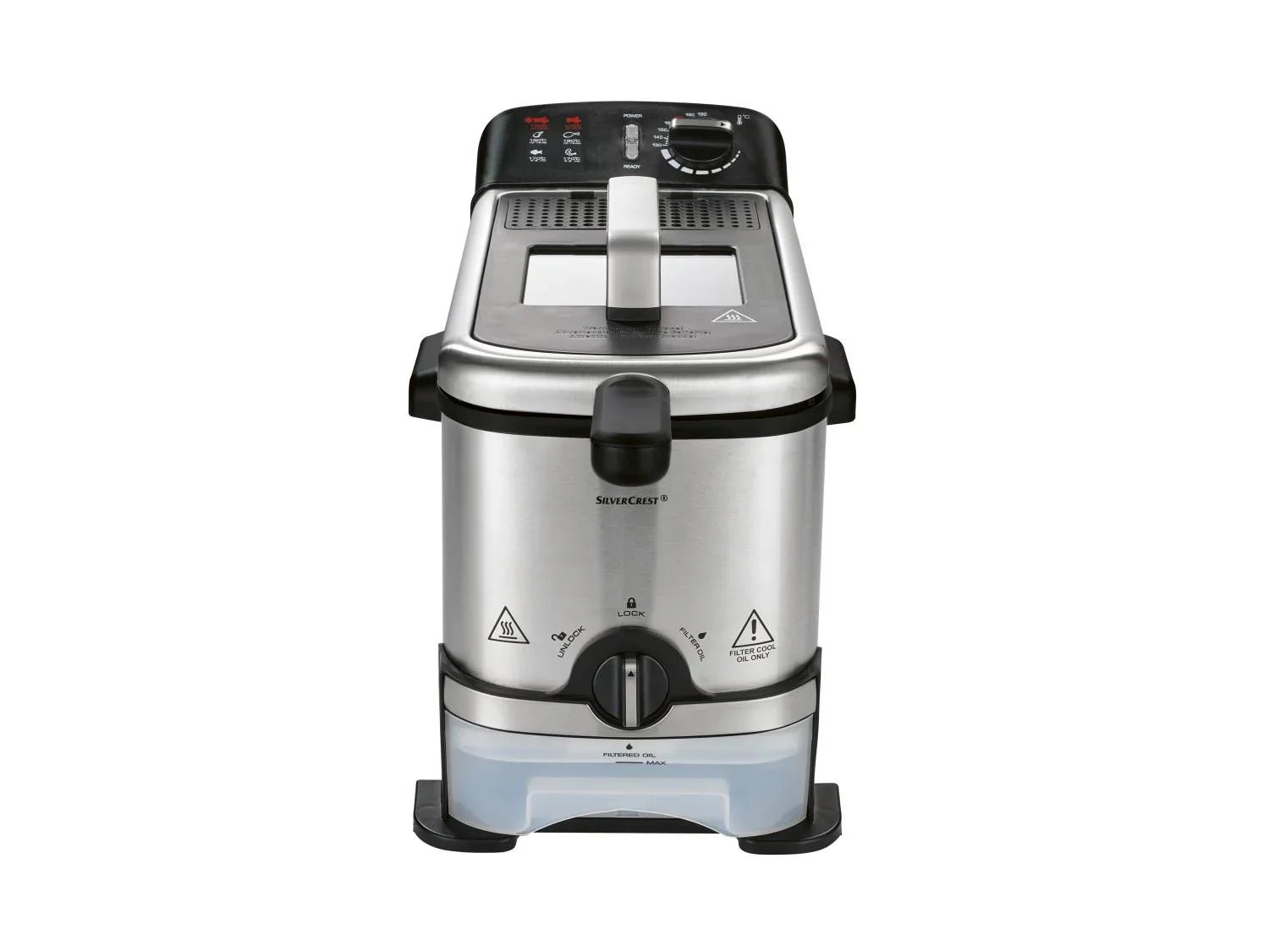 SILVERCREST KITCHEN TOOLS Friteuse en acier inoxydable