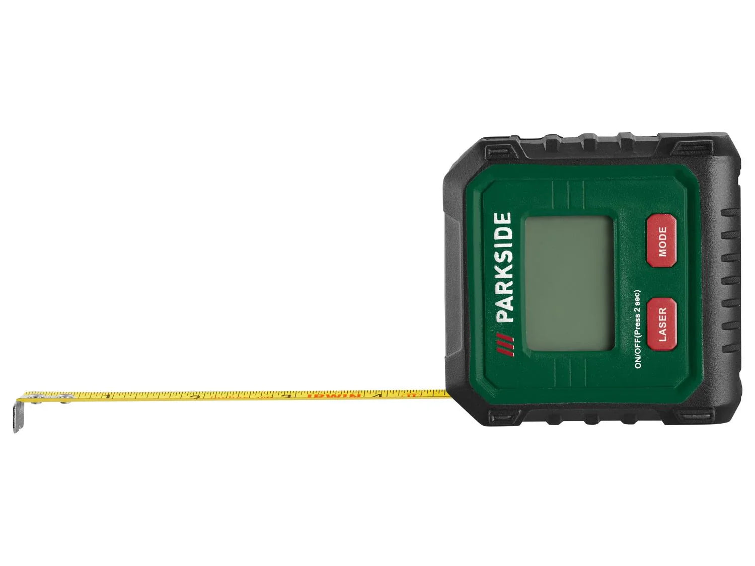 PARKSIDE Tlmtre laser avec mtre ruban PLMB C3, rouge, 50 m