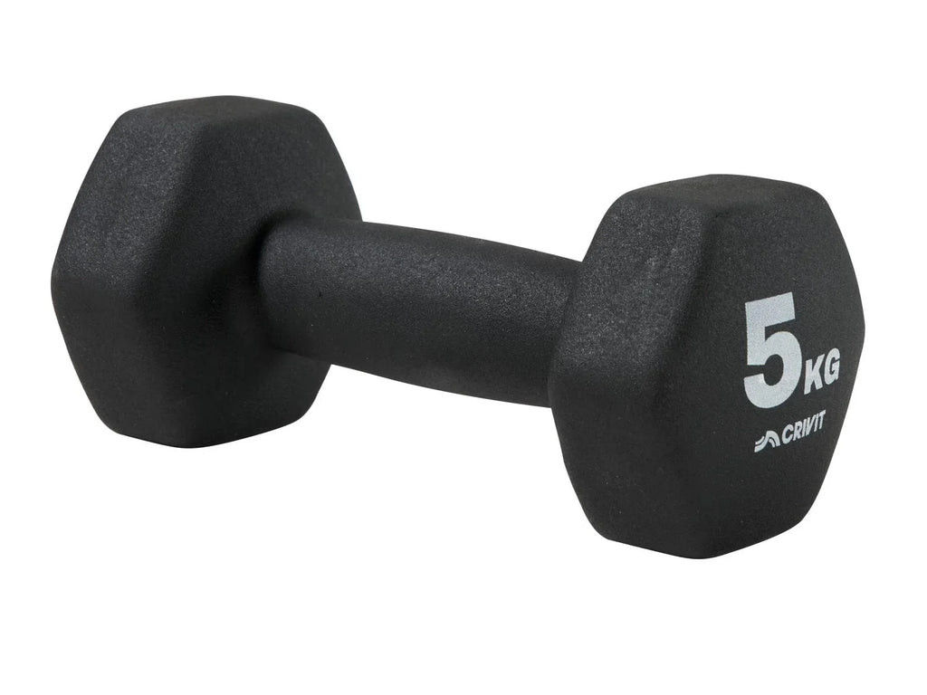 CRIVIT Set dhaltres courts, 2x 5 kg