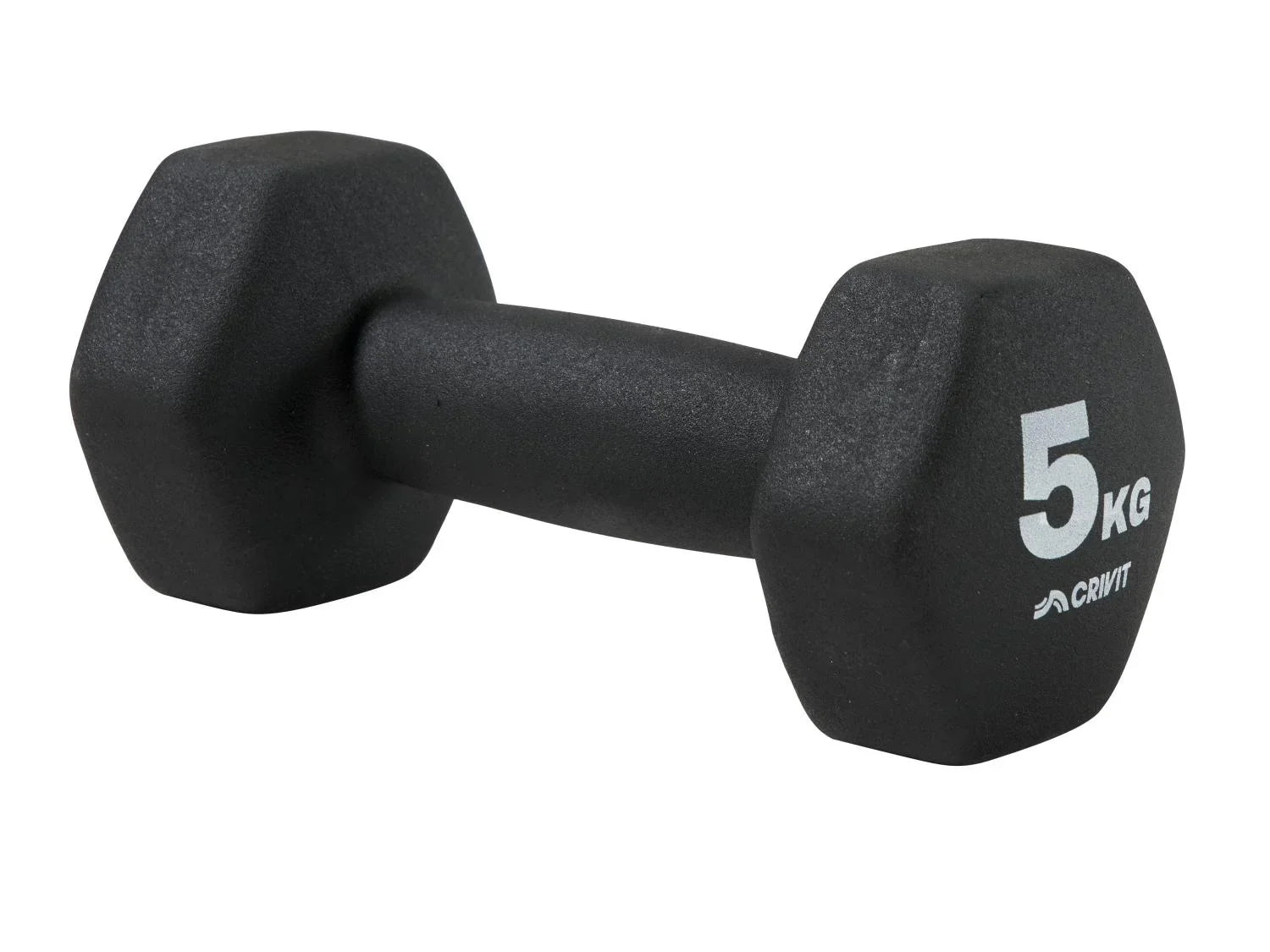 CRIVIT Set dhaltres courts, 2x 5 kg