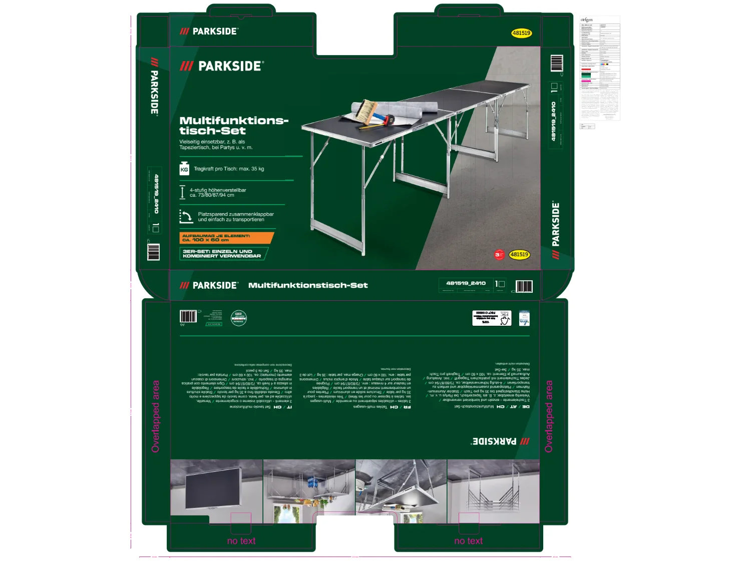 PARKSIDE Tables multi-usages