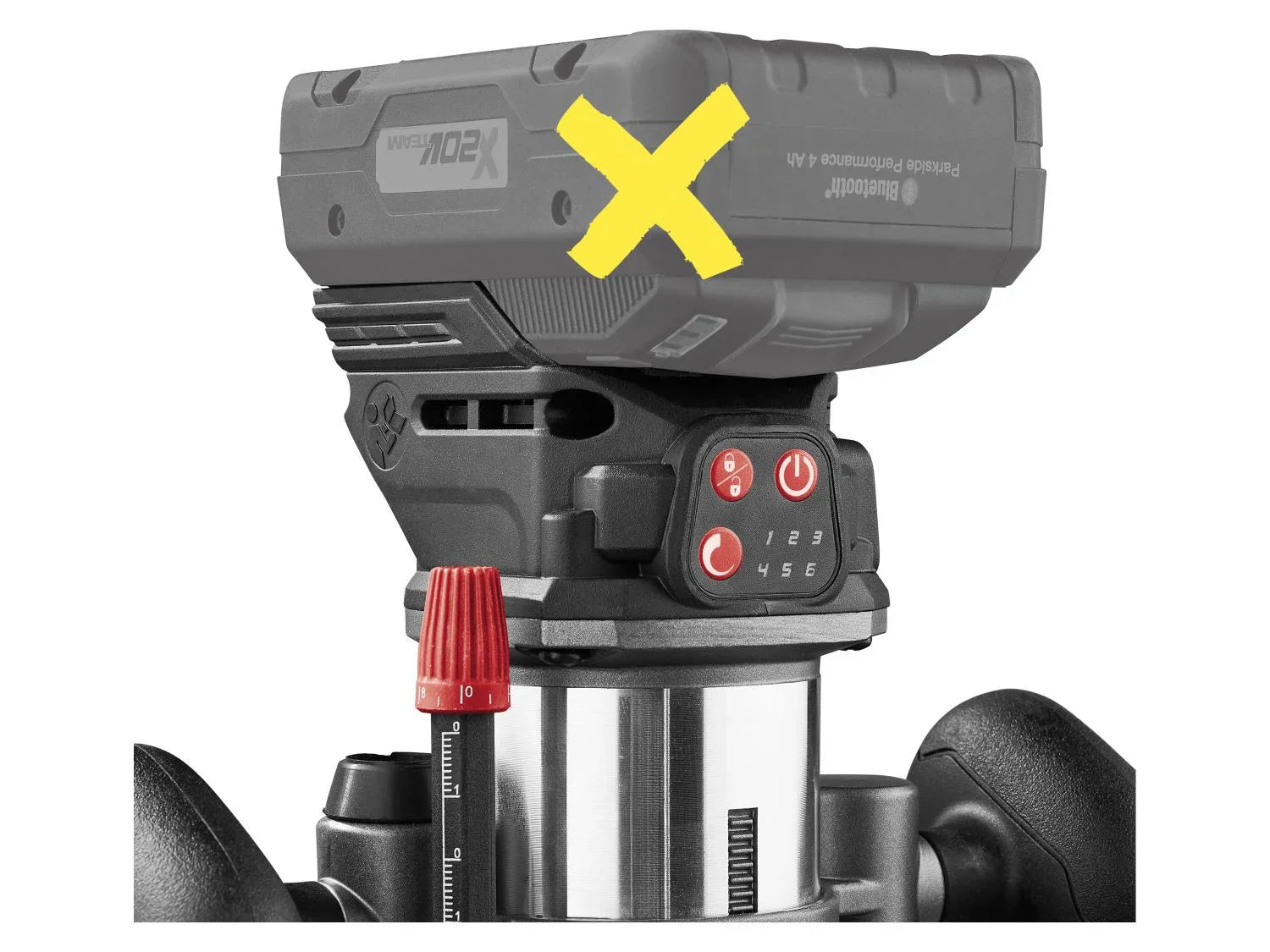 PARKSIDE PERFORMANCE Fraiseuse multifonction sans fil PMFAP 20-Li A1, 20 V