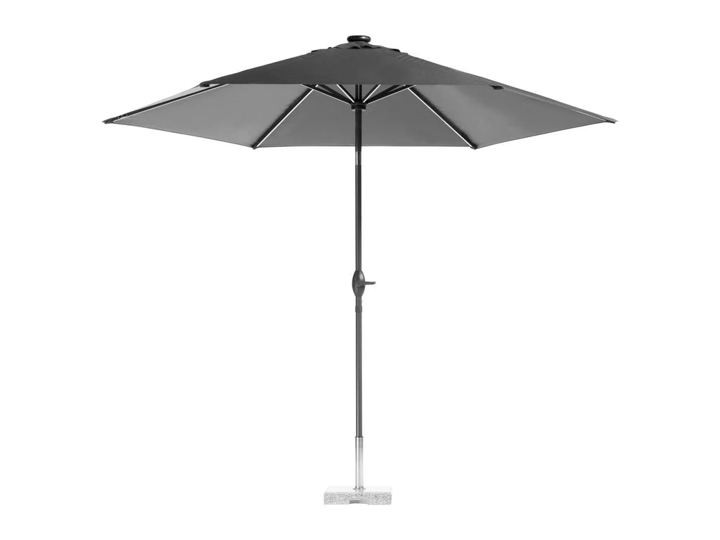 LIVARNO home Parasol avec clairage solaire  LED