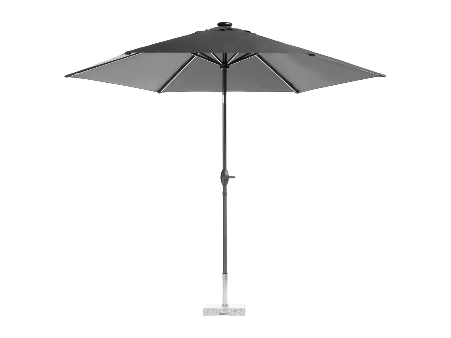 LIVARNO home Parasol avec clairage solaire  LED