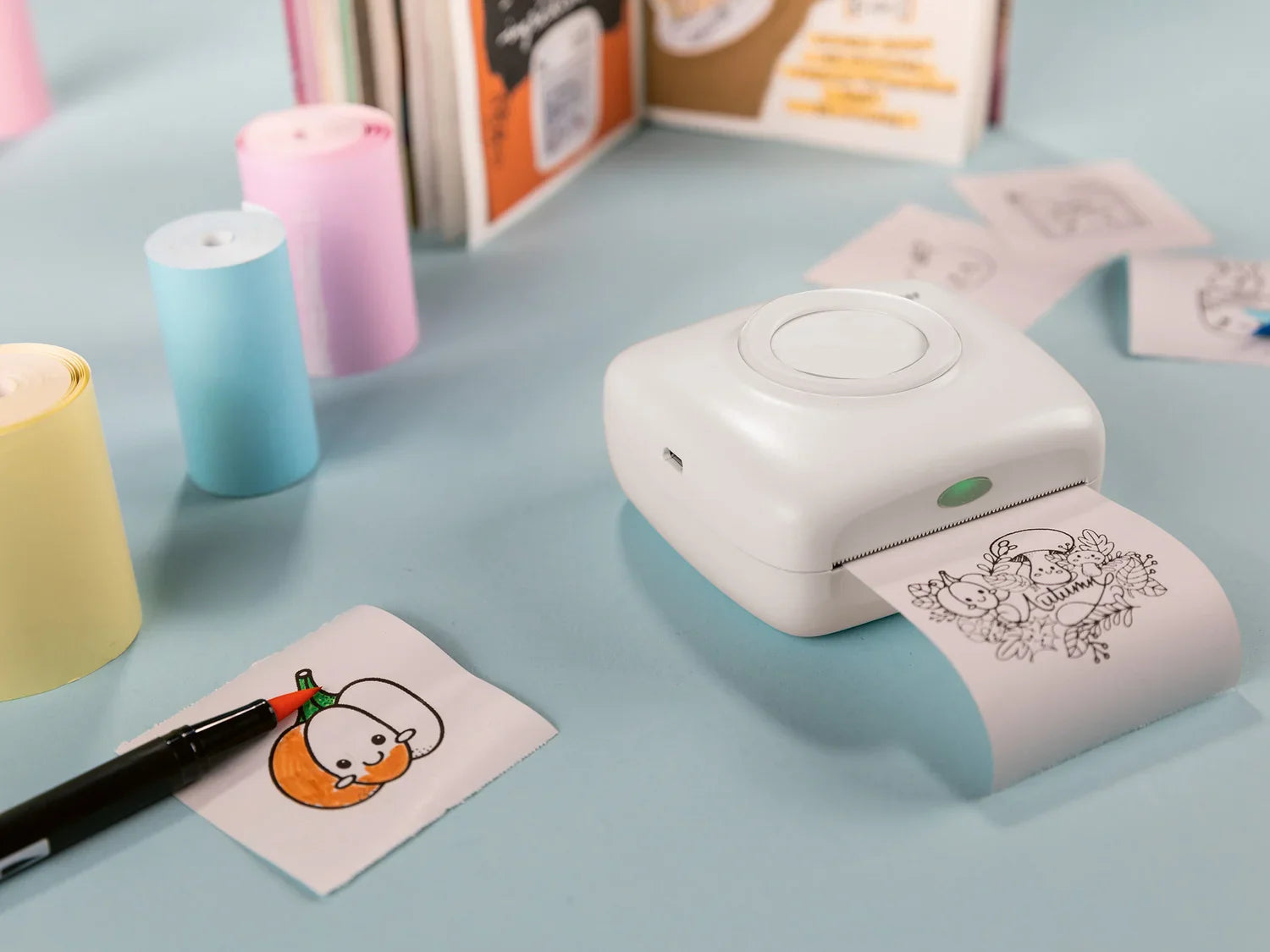 SILVERCREST Mini Pocket Printer avec rouleau de papier