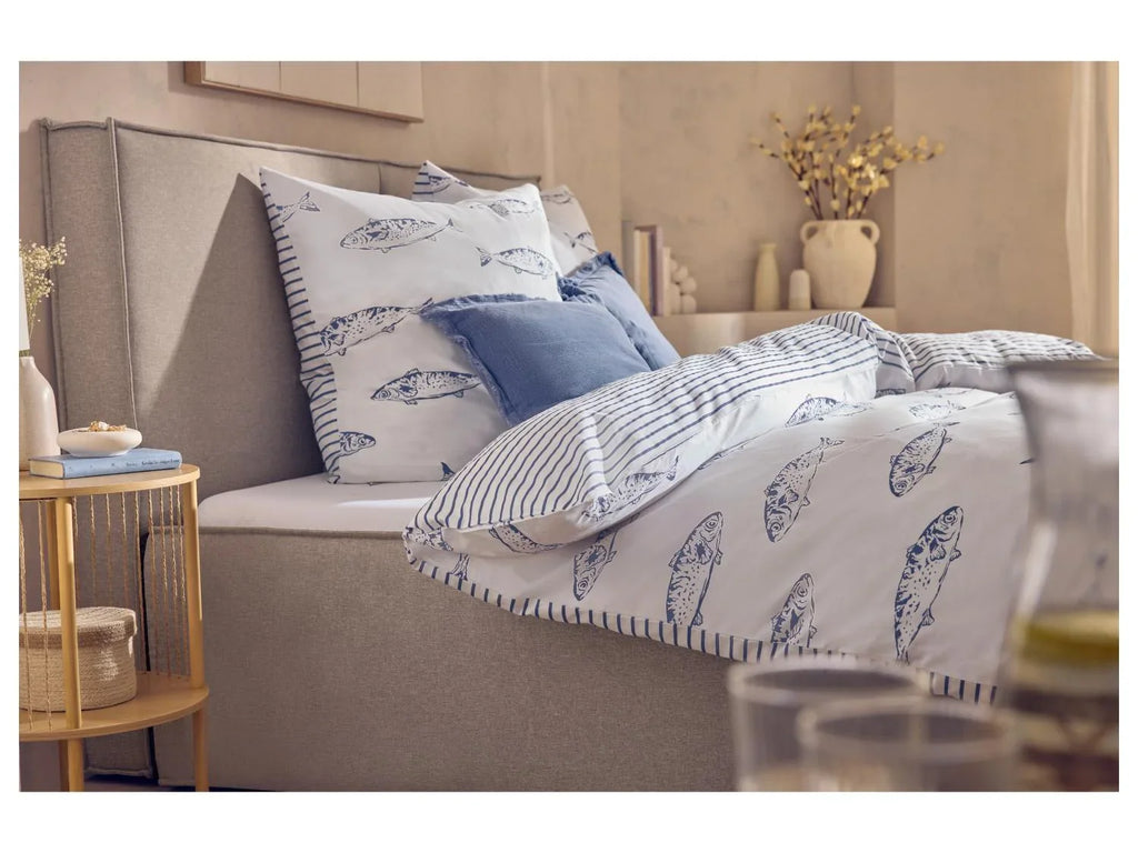 LIVARNO Drap-housse en jersey, 180-200 x L 200 cm