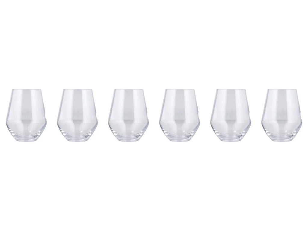 SILVERCREST Lot de 6 verres en cristal