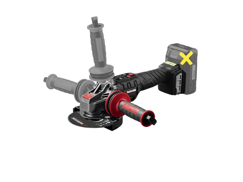 PARKSIDE PERFORMANCE Meuleuse d'angle sans fil PWSAP 20 Li F6, 20 V