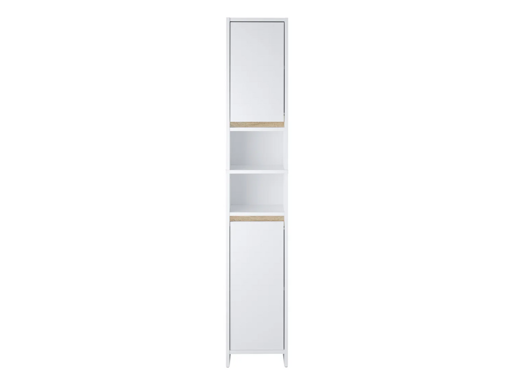 LIVARNO home Armoire de toilette haute Oslo, 32 x 180 x 28 cm, blanche