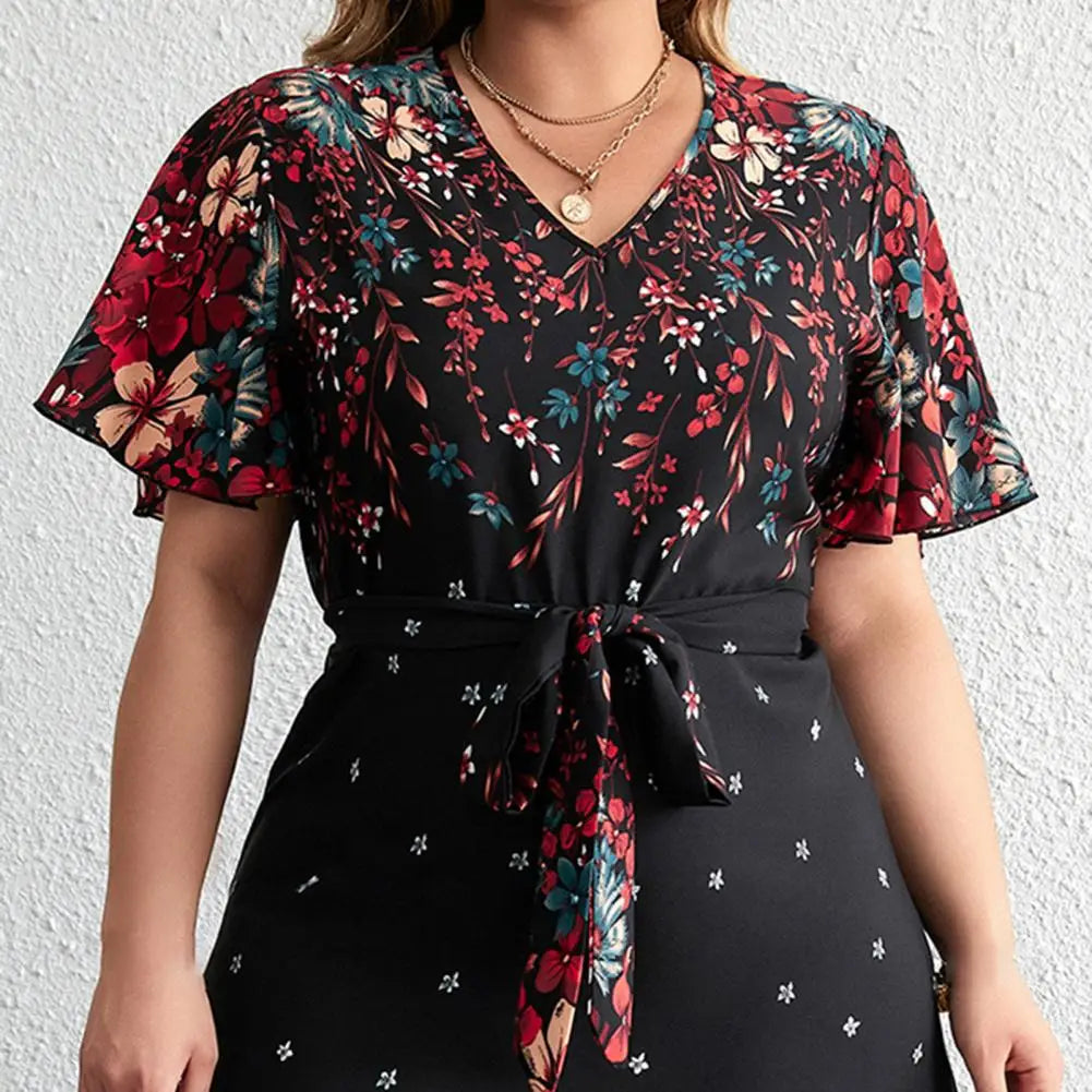 Sophie Paris I Maxi Dress à fleurs