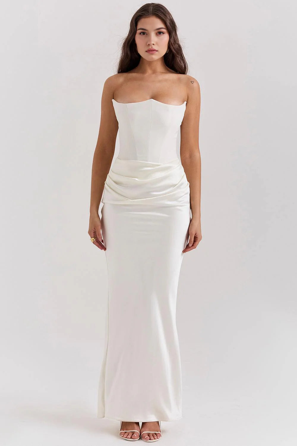 Céleste | Robe en satin