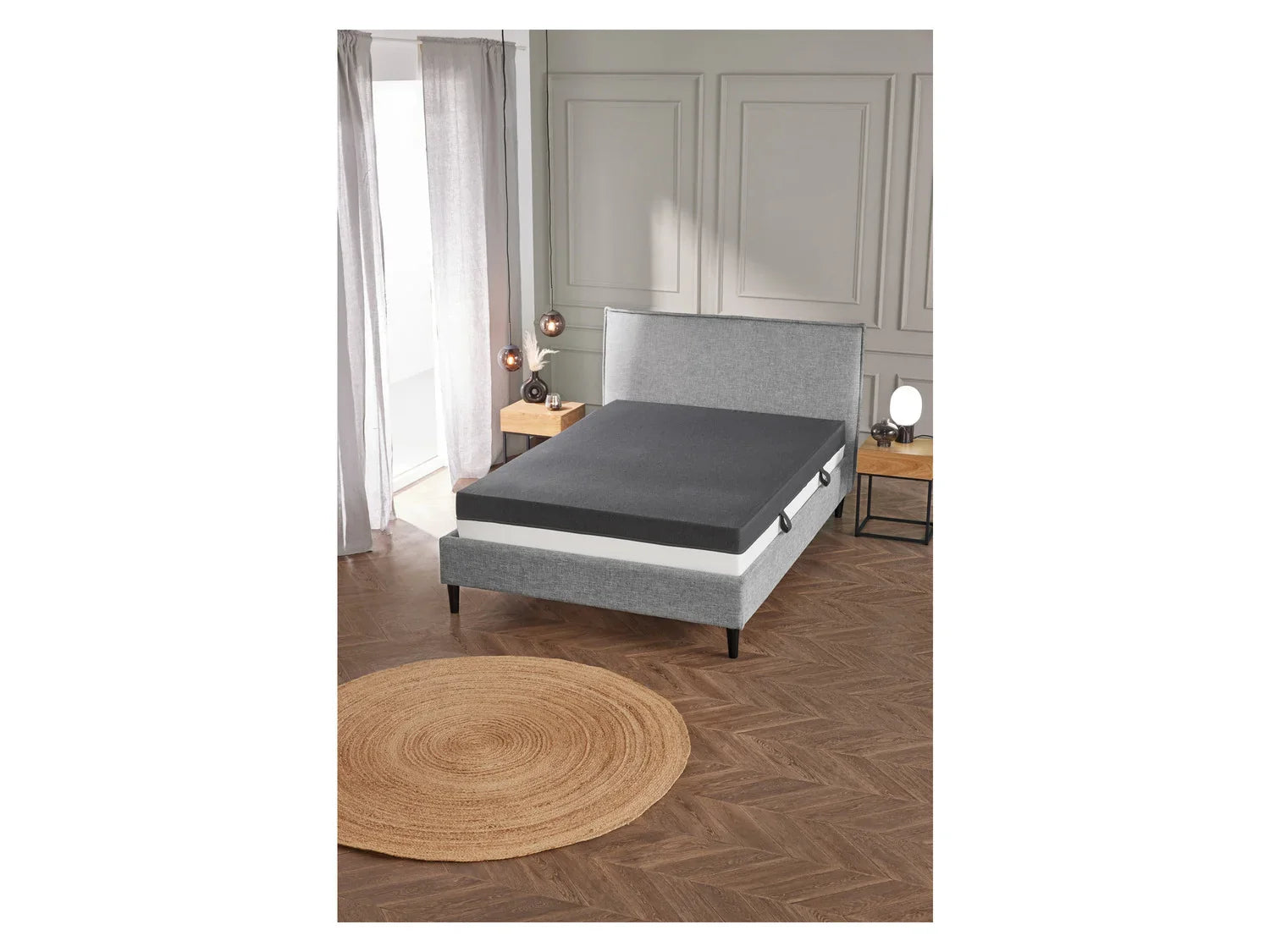 LIVARNO home Matelas  1000 ressorts ensachs Visko Soft, 7 zones, H3, 140 x 190 cm