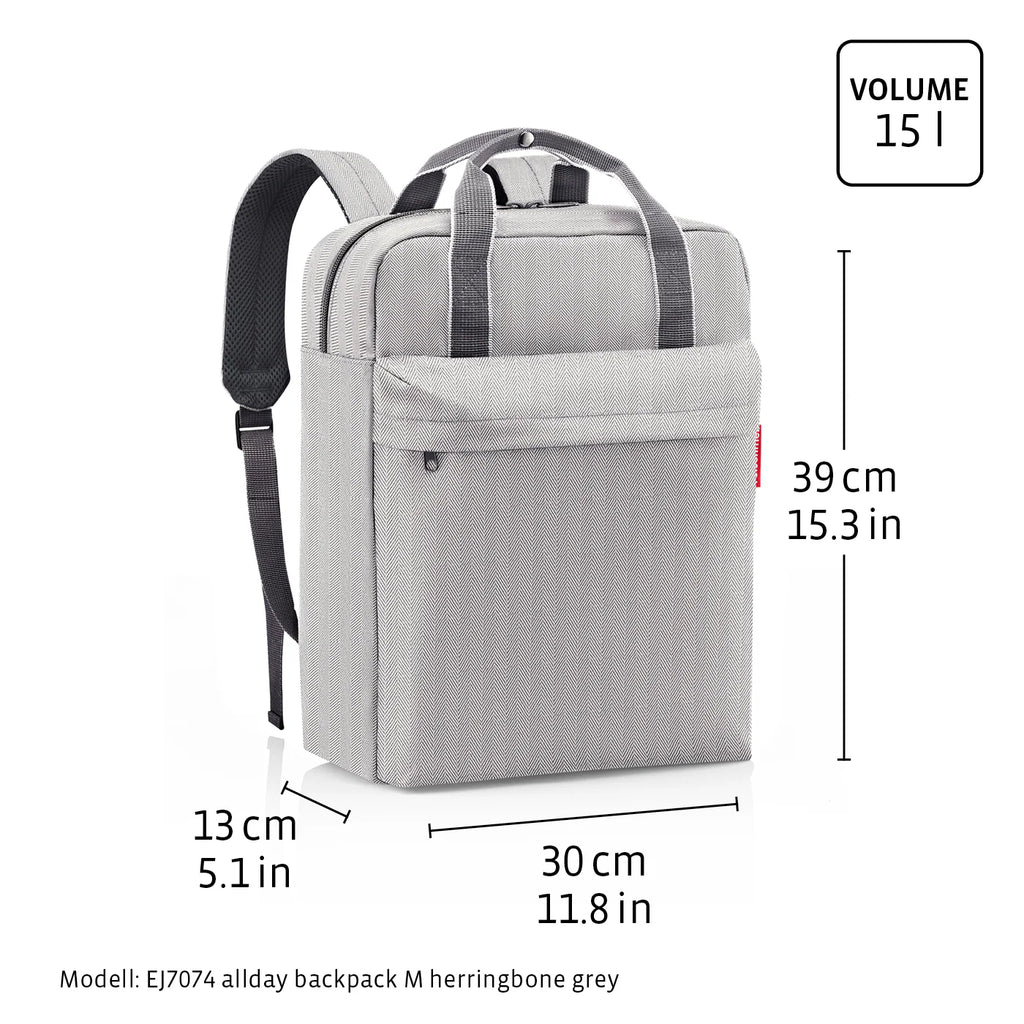 Allday Backpack M Twist Blush