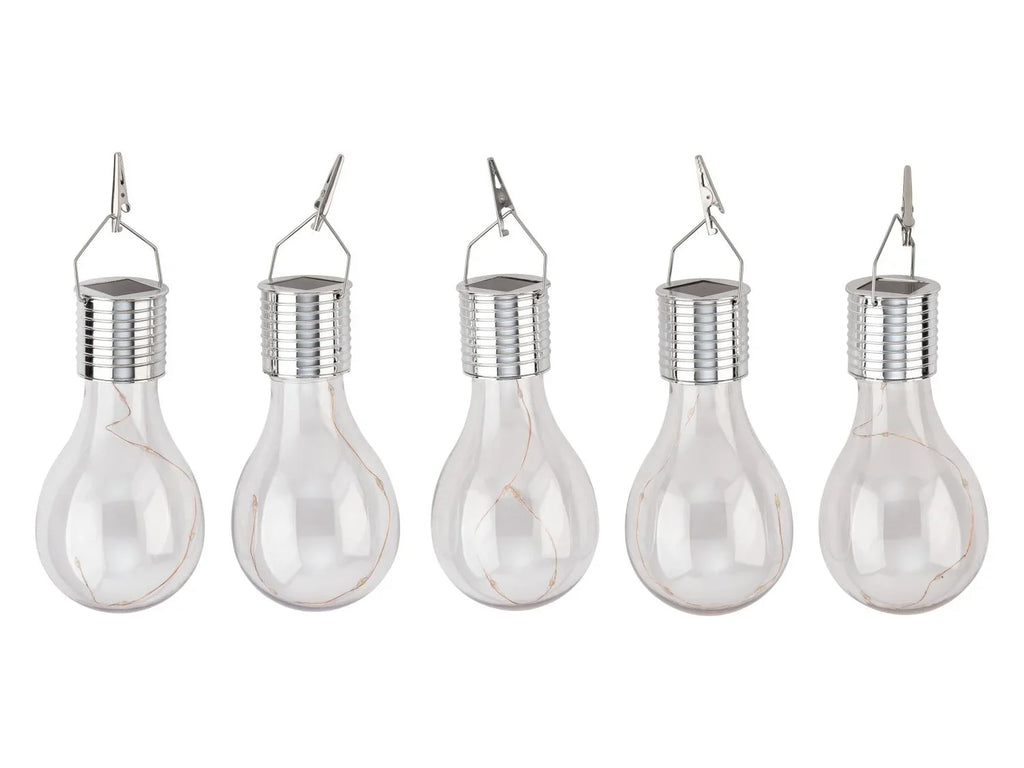 LIVARNO Lot de 5 Ampoules solaires LED